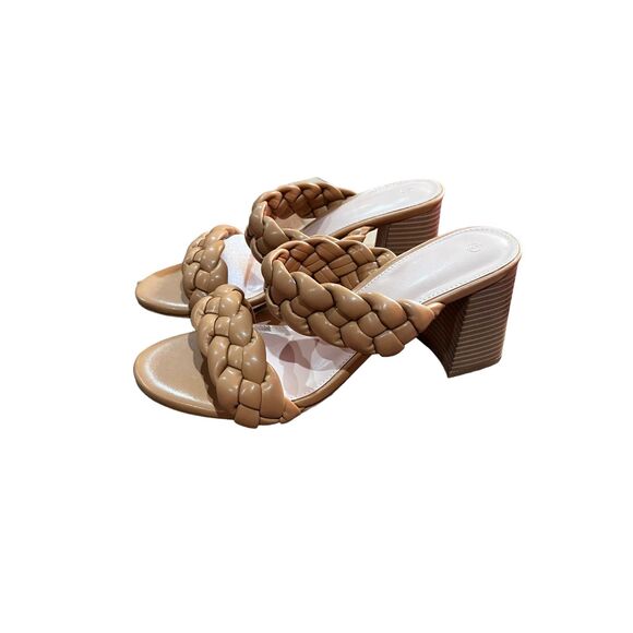 Trish Lucia Heeled Slides, Size 9 - Picture 4 of 6